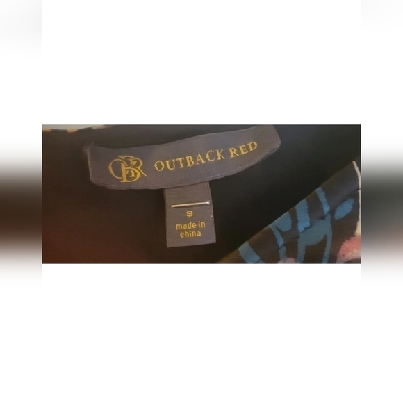 THE LIMITED Navy Floral Scoop Neck Fitted Dress Cap Sleeves Sz Sm - Picture 4 of 4